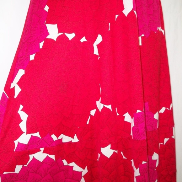 Tory Burch Carmondy Dress M Floral Silk Jersey - Picture 2 of 4